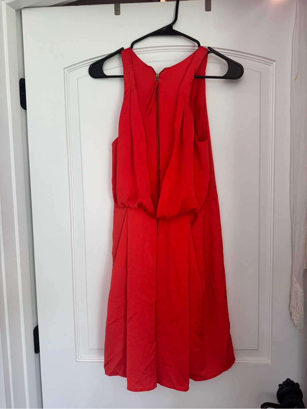 Rebecca Taylor Red Sleeveless Mini Dress